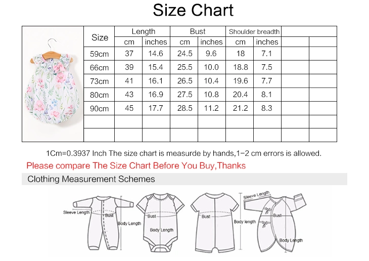 Sweet Newborn Baby Girl Romper Sleeveless Summer Baby Clothing