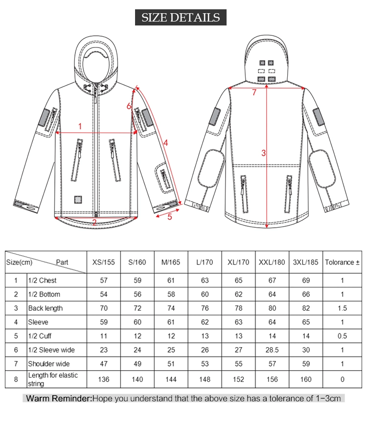 OEM New Fashion Mens Fleece Outdoor Tactical Softshell Jacket Hooded Outwear Coat