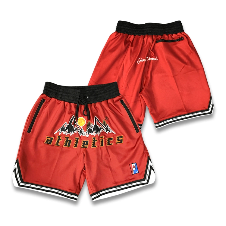 Wholesale Men′ S Basketball Jersey Custom Sublimated Printing Sportswear Design Embroidery Logo Sports Casual Mesh Basketball Shorts