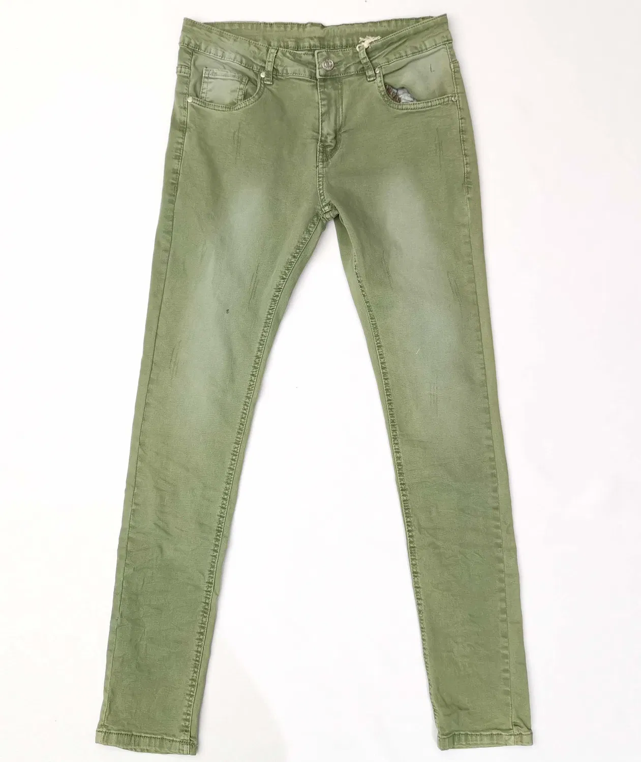 Pantalon/pantalon slim en spandex pour homme, pantalon cargo en coton, lavage en denim