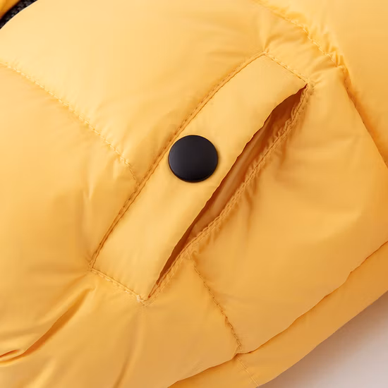 2021 OEM surdimensionné solide enfants garçons filles chaud vestes bouffantes épaissir à capuche bébé hiver vers le bas manteau