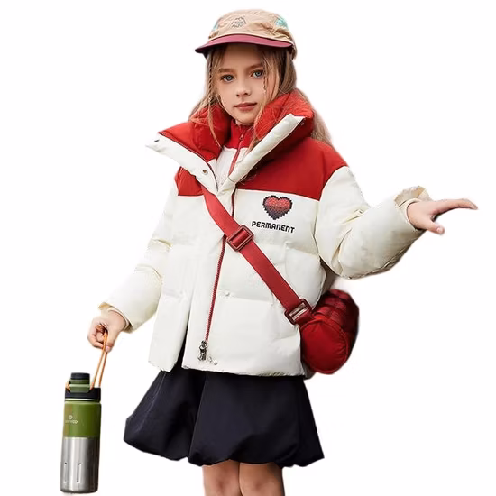 OEM de manteau en duvet coupe-vent de mode pour enfants
